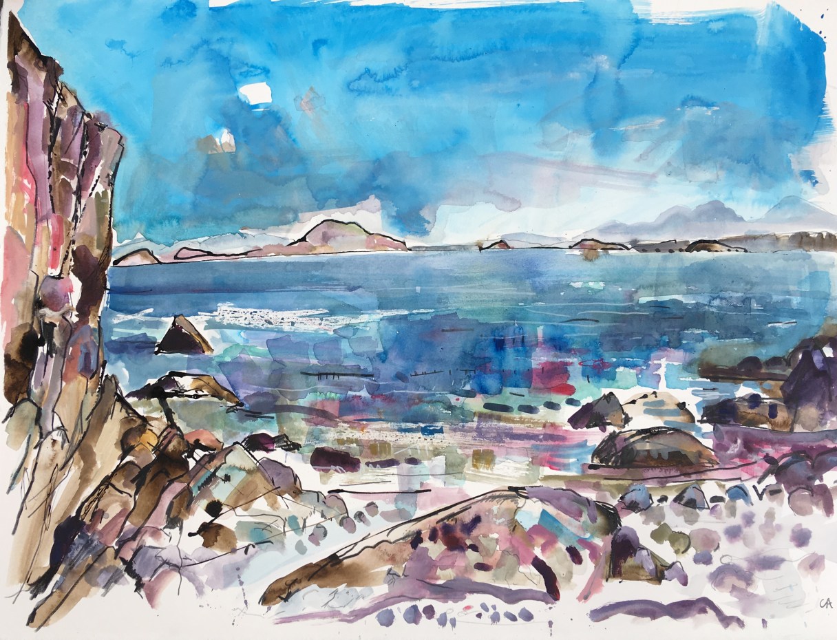 Jura from St Columba's Bay, Iona