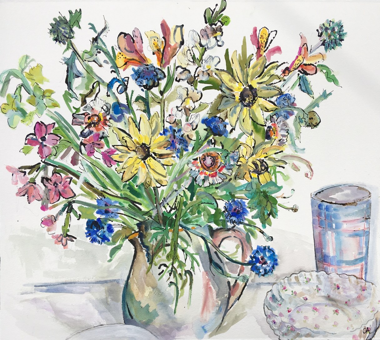 CA103 Garden Flowers CLARE ARBUTHNOTT