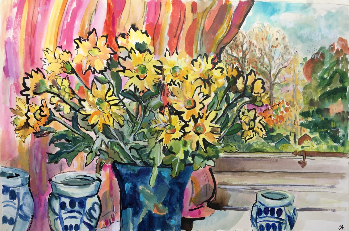 Yellow Chrysanthemums